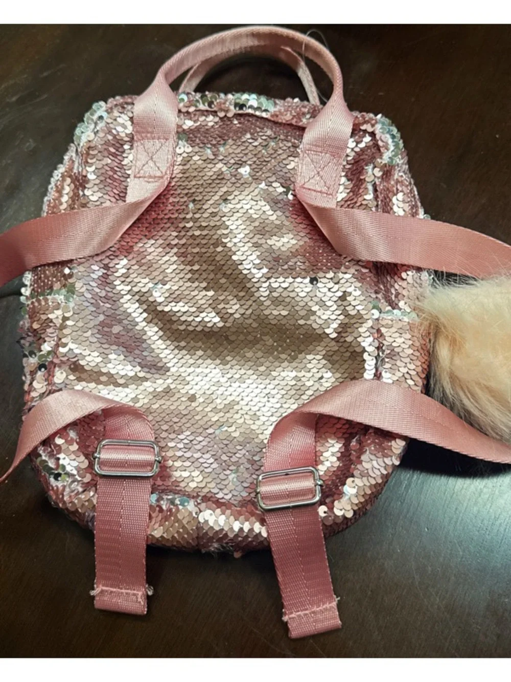 Kids Sequin Fox Mini Backpack and K Initial Mini Backpack